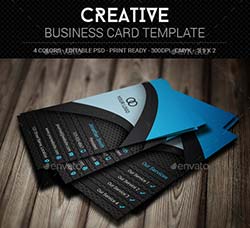 很有创意的商业名片模板：Creative Business Card Template